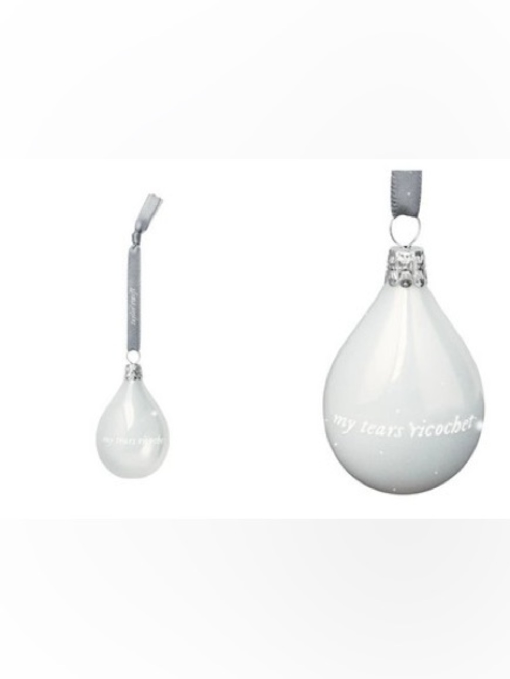 Taylor Swift “My Tears Ricochet” teardrop ornament official merch